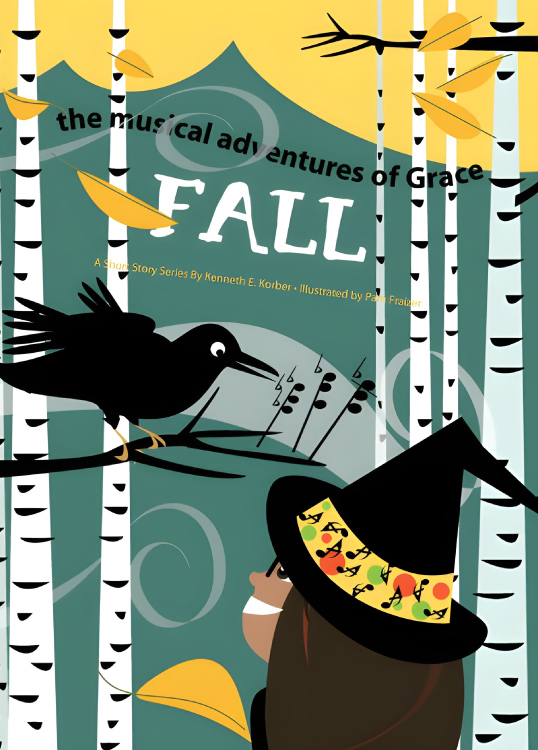 Flat book cover of The Musical Adventures of Grace Fall