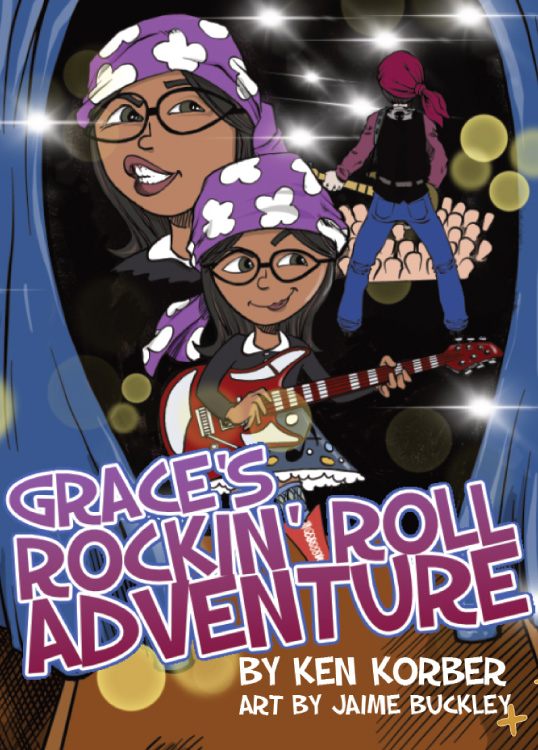 Flat book cover of Grace's Rockin' Roll Adventure